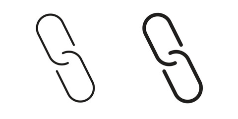 Fototapete - Link icon vector, Symbol, logo illustrations