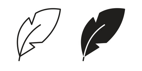 Fototapete - Light weight icon Black and White Vector Graphic