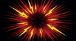 © markusmiller - Explosive burst with dynamic lightning bolts on black background