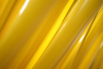 Fototapete - A radiant golden cascade features blurred smooth lines, creating a modern abstract background with a luxurious touch of sunshine and warmth.
