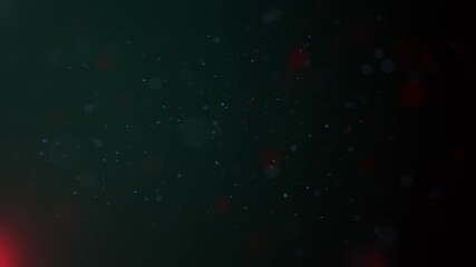 Wall Mural - Abstract Colorful Flow Particles and Dots Looped Cinematic Background Alpha Channel
