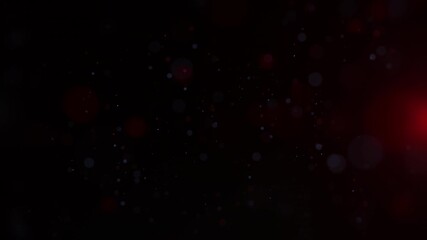 Wall Mural - Abstract Colorful Particles Looped Cinematic Background Alpha Channel