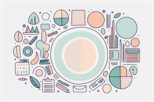 abstract background with colorful geometric shapes. vector illustration.