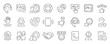 © vectorsanta - Customer Service and Support icons. Customer service icon set. Support icon set. Online Help, Helpdesk, Feedback, Quick, Operator and Technical support, Response and more. Vector illustration