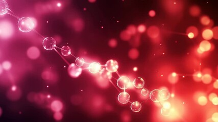 Poster - Witness an enchanting display of molecular structures illuminated in colors, showcasing the intricate beauty of science as the evening unfolds in a bustling laboratory environment.