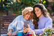 © Manu Padilla/Stocksy - Mother and daughter enjoying a relaxing moment