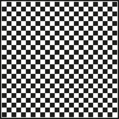 Poster - Checkerboard tile icon. Classic square pattern. Monochrome Vector grid. Repeating board field.