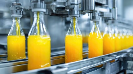 Aufkleber - High-speed bottle filling machine dispensing beverages with accuracy