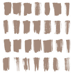 Poster - Beige brush strokes in a grid arrangement