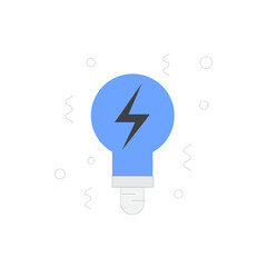 Poster - Modern lightbulb icon representing a creative idea or innovation concept