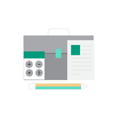 Poster - Modern portfolio icon set for business and creative projects