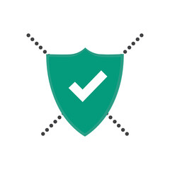 Poster - Secure lock icon representing safety security and protection in a clean vector design