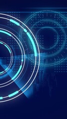 Poster - Animation of scopes scanning and data processing over digital screen