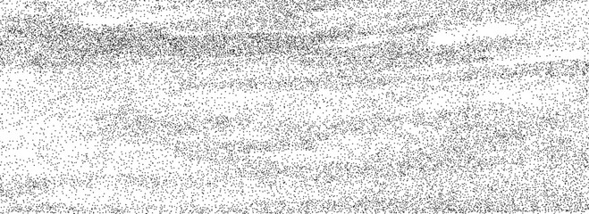 Aufkleber - Abstract sand grain texture. Stippled grit noise background. Grunge dotted dirt backdrop. Distressed dust particles overlay. Grange specks, speckles, granules print wallpaper. Vector dot work texture
