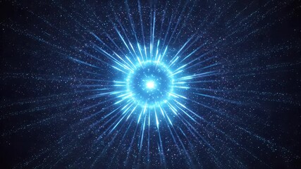 Wall Mural - Radiant celestial burst