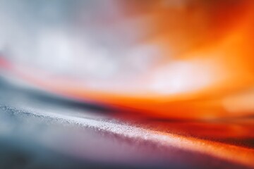 Fototapete - 
A blurred background of an orange and white gradient, with light gray at the bottom edge, 