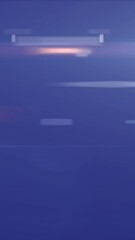 Poster - Microprocessor connections against blue background