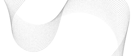 Poster - Vector abstract geometric wave line flowing particles future technology concept for banner, template, wallpaper background	