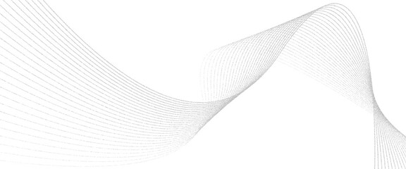 Poster - Vector abstract wave line for banner, template, wallpaper background with wave design with future technology concept