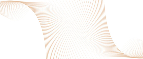 Poster - Vector abstract wave line for banner, template, wallpaper background with wave design with future technology concept