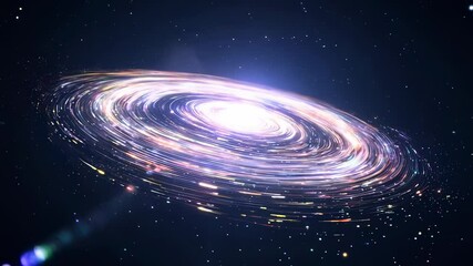 Wall Mural - Cosmic Spiral Galaxy: A Celestial Tapestry of Light and Stardust