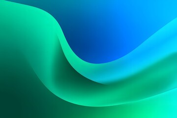 Fototapete - 
Abstract blurred gradient background in shades of green and blue, a minimalistic vector design for presentations.

