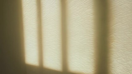 Wall Mural - Sunlit Wall Texture: Abstract Light and Shadow Play