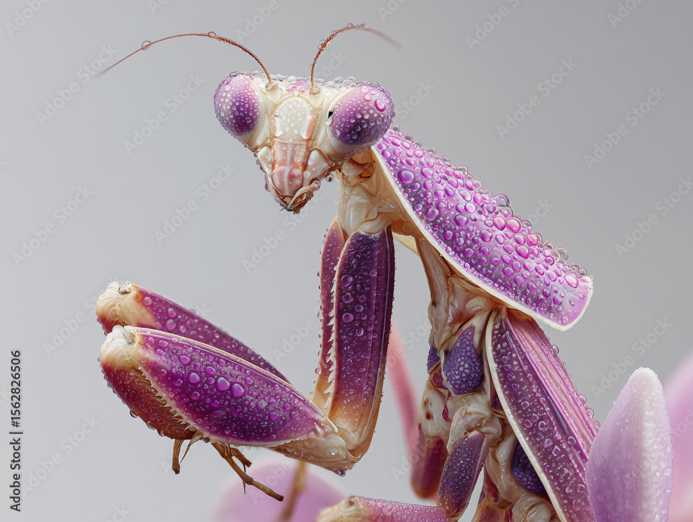 Stunning Macro Portrait of an Orchid Mantis