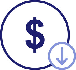 Poster - Duotone Finance And Money Icon Set 