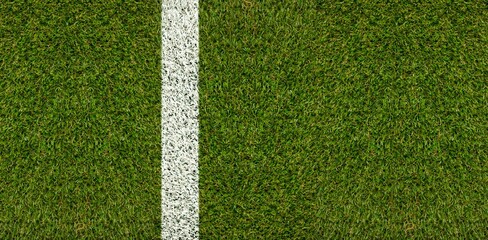 Poster - Green square white line vertical