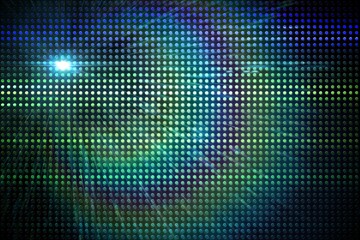 Poster - Digitally generated cool disco background