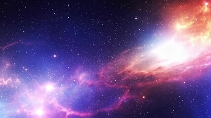 Wall Mural - Galaxy in the space