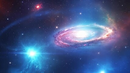 Wall Mural - Galaxy in the space