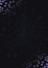 Poster - Firework bursting sparkle background