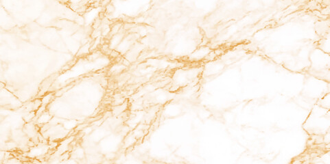 Poster - Horizontal soft orange marble texture background, soft and polished yellow marble ink, Swirling yellow and orange marble pattern with golden trim.