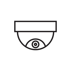Poster - cctv icon vector eps outline stroke