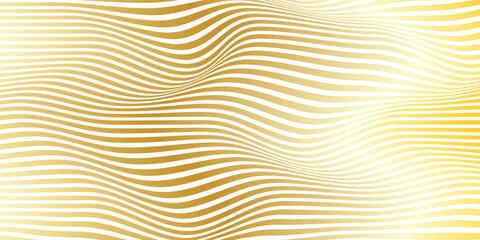 Fototapete - Undulate colorful Wave Swirl, frequency sound wave, twisted curve lines with blend effect abstract vektor colorful lines wave arts modern line