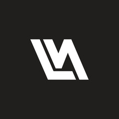 Leinwandbilder - LN or NL elegant and Professional logo design.