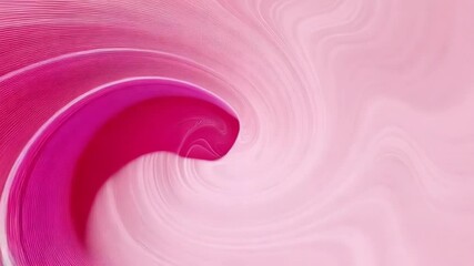 Poster - A soft pink abstract background features a swirling texture with a pastel gradient