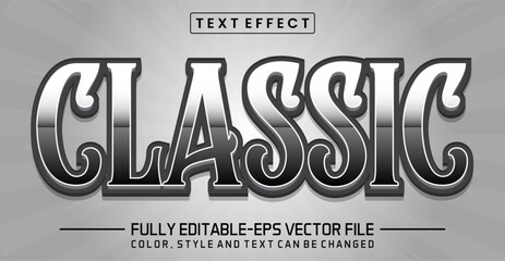 Poster - Classic font Text effect editable