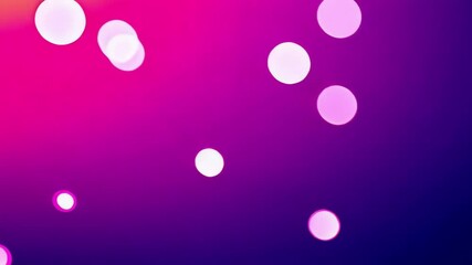 Poster - Soft bokeh lights create a dreamy abstract background with a gentle gradient of pink and blue hues, evoking a romantic mood