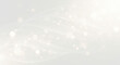 © nao - 柔らかな白波と光の玉ボケ背景、美容系バナーに使えるシンプルな光背景、化学、成分表イメージ