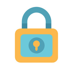 Aufkleber - Stylized vector illustration of a secure padlock icon