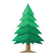 © SabithaRani - A stylized vector icon of a pine tree, ideal for use in logos, graphics, and other designs that require a simplified natural symbol.
