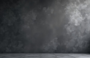 Poster - decorative plaster texture concrete wall provides elegant dark gray backdrop design ample copy