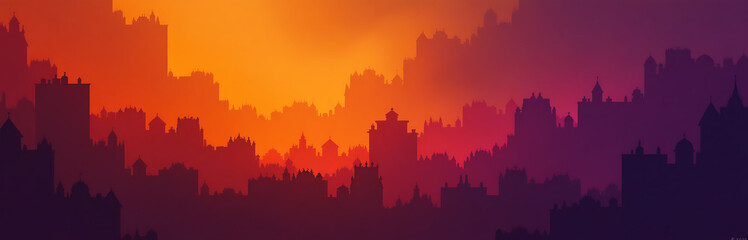 Aufkleber - dark orange brown purple abstract texture backgrounds available wide panoramic styles suitable halloween thanksgiving web banners