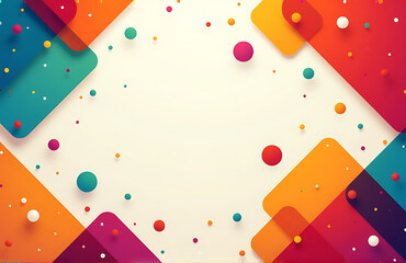 Aufkleber - colorful abstract geometric patterns modern background ideal showcasing creative designs adding visual appeal web