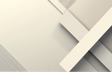 Aufkleber - background features geometric patterns line folds triangular angles mix neutral colors abstract design