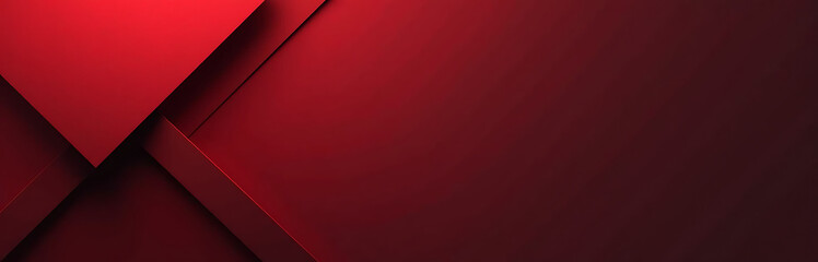 Poster - dark red geometric template minimalist design featuring light gradients matte textures abstract