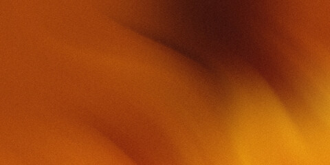 Poster - An abstract blurred gradient of orange and brown creates a textured background with a soft, artistic feel